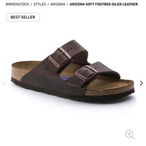 Birkenstock “Arizona.”  Oiled leather, size 41.